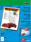 Sigel Fotopapier Inkjetpapier A4 120g/qm spezialbeschichtet hochwei&szlig; VE=50...