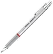 ROTRING Gelschreiber Rapid Pro Kugelschreiber Chrom mit Mine M-Blau