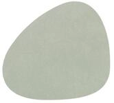 LIND DNA Platzset NUPO Untersetzer Curve olive green 11 x 13 cm, Glass Mat...