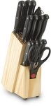ECHTWERK Messerblock (14tlg), Basic K&uuml;chenmesser Set aus hochwertigem...