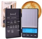 JOEFREX Feinwaage Kaffeewaage mit Timer - exakte Espressowaage, 0,1g Messgenauigkeit,