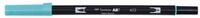 TOMBOW Pinselstift ABT Dual Brush Pen, (process blue), zwei Spitzen, f&uuml;r Hand