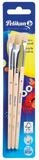 Pelikan Pinsel Pelikan 700375 Pelikan Borstenpinsel-Set 613 F, 3-teilig,...