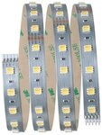 Paulmann LED-Streifen MaxLED Stripe 1m 6,2W 24V Silber Kunststoff, 1-flammig,