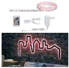 Paulmann LED-Streifen Function FlexLED 3D Set 3m RGB 19W 230V/12V 24VA Wei&szlig;,