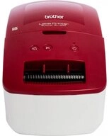 Brother Beschriftungsger&auml;t QL-600R - Beschriftungsger&auml;t - rot