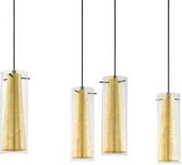 EGLO H&auml;ngeleuchte "PINTO GOLD Pendellampe, Stahl, Glas, IP20, E27, Esstischlampe,