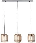 Brilliant Pendelleuchte Woodrow, ohne Leuchtmittel, Bambus Lampe, Nature-Style, 130 x