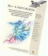 Folia Kopierpapier 10 Zeichenblock f&uuml;r &Ouml;l- und Acrylfarben DIN A4