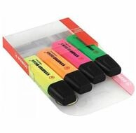 STABILO Marker Boss Textmarker 704 4er Etui (gelb-gr&uuml;n-orange-pink)