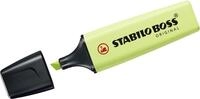 STABILO Marker Textmarker Boss Original Pastel Prise von Limette (10 St&uuml;ck)