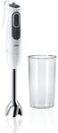 Braun Stabmixer Braun MultiQuick 3 MQ 3100 WH 0,6 l P&uuml;rierstab 750 W Grau,...
