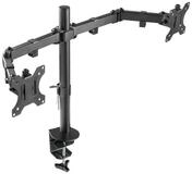 DELTACO Monitor-Halterung GAM-040 Monitor Arm f&uuml;r 2 Bildschirme 13-32 inch 90&deg;