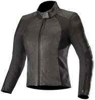 Alpinestars Motorradjacke Vika v2 Damen Motorradlederjacke Atmungsaktiv protektoren