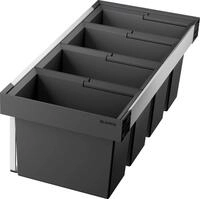 Blanco M&uuml;lltrennsystem Flexon II 90/4, Kunststoff, Stahlblech, 900 mm Untermass