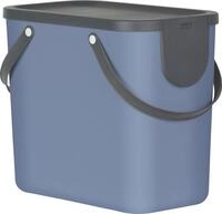 ROTHO M&uuml;lltonnenbox Rotho M&uuml;lltrennungssystem Albula 25 L horizon blue