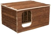 TRIXIE Futterstation Haus Hilke mit integrierter Heuraufe - diverse - 40 &times; 23...