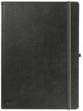 LEITZ Notizbuch 44720095 Notizbuch liniert Schwarz Anzahl der Bl&auml;tter: 80 DIN A4,