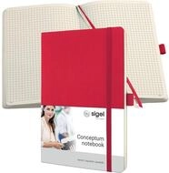 Sigel Terminkalender Co324 Notebook, Approx. A5, Squared, Softcover, Elastic