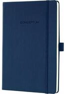 Sigel Notizblock Notizbuch CONCEPTUM&reg; ca. DIN A5 liniert, blau Hardcover 194 Seiten