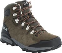Wanderschuh JACK WOLFSKIN "REFUGIO TEXAPORE MID M", Herren, Gr. 43, gr&uuml;n (khaki),