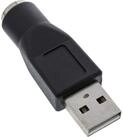 Inline InLine&reg; USB PS/2 Adapter, USB Stecker A auf PS/2 Buchse USB-Adapter