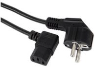 Goobay GOOBAY Kaltger&auml;tekabel mit Winkelstecker, 2m, schwarz Netzkabel