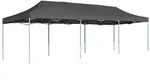 vidaXL Partyzelt Faltzelt Pop-Up Partyzelt 3 x 9 m Anthrazit, Faltzelt Pop-Up...