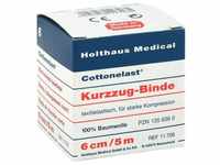 Holthaus Medical Wundpflaster Cottonelast® Kurzzug-Binde, 6 cm x 5 m, einzeln...