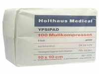 Holthaus Medical Wundpflaster YPSIPAD Mullkompresse 8-fach, 10 x 10 cm, 100...