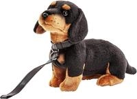 Uni-Toys Kuscheltier Dackel - mit/ohne Leine - 27 cm (L&auml;nge) - Pl&uuml;sch-Hund -