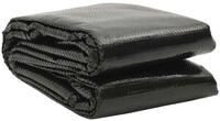 vidaXL Solarabdeckplane vidaXL Poolabdeckung Schwarz 975&times;488 cm PE