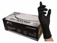 Nitras Medical Nitril-Handschuhe NITRAS 8320 Black Wave Einmalhandschuhe-...