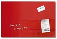 Sigel Magnettafel 1 Glas-Magnettafel ARTVERUM 60x40cm - rot, (1-tlg)