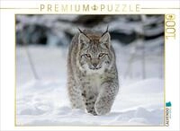 CALVENDO Puzzle CALVENDO Puzzle Luchs l&auml;uft durch Schnee, 1000 Teile...