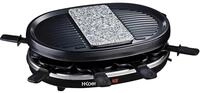 H.Koenig Raclette RP80 Raclette-Ger&auml;t mit hei&szlig;em Stein, 8 Raclettepf&auml;nnchen,...