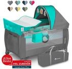 lionelo Baby-Reisebett LO-SVEN PLUS, ab Geburt bis 15kg mit Zubeh&ouml;r