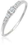 Elli DIAMONDS Verlobungsring Verlobung Diamanten (0.14 ct) 585 Gold