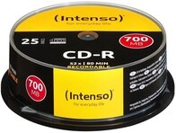 Intenso CD-Rohling Intenso 1001124 CD-R 80 Rohling 700 MB 25 St. Spindel