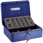 ALCO Spardose Alco 874 Geldz&auml;hlkassette "Euro" - 250 x 180 x 90 mm, blau