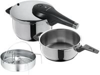 WMF Schnellkochtopf Perfect Premium One Pot Schnellkochtopf-Set mit Dampfgareinsatz,