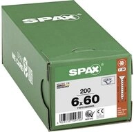SPAX Schraube SPAX 1191010600605 Holzschraube 6 mm 60 mm T-STAR plus Stahl WIROX