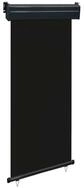 vidaXL Seitenmarkise Balkon-Seitenmarkise 85x250 cm Schwarz (1-St)