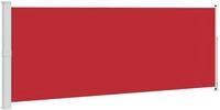 vidaXL Seitenmarkise Seitenmarkise Ausziehbar 180x500 cm Rot (1-St)