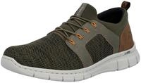 Slip-On Sneaker RIEKER, Herren, Gr. 41, gr&uuml;n, Lederimitat, Textil, Schuhe Slip-On