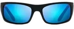 Maui Jim Sonnenbrille Peahi blau|schwarz