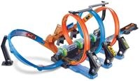 Mattel&reg; Autorennbahn Hot Wheels Corkscrew Crash Streckenset & Spielzeugauto...
