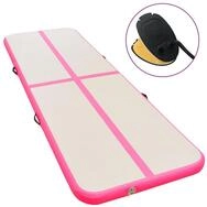 vidaXL Gymnastikmatte Aufblasbare Gymnastikmatte mit Pumpe 500x100x10 cm PVC...