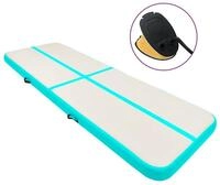 vidaXL Gymnastikmatte Aufblasbare Gymnastikmatte mit Pumpe 300x100x20 cm PVC...