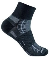 Wrightsock Sportsocken Quarter Stride (kn&ouml;chelhoch, mitteldick, Anti-Blasen-Socke)
